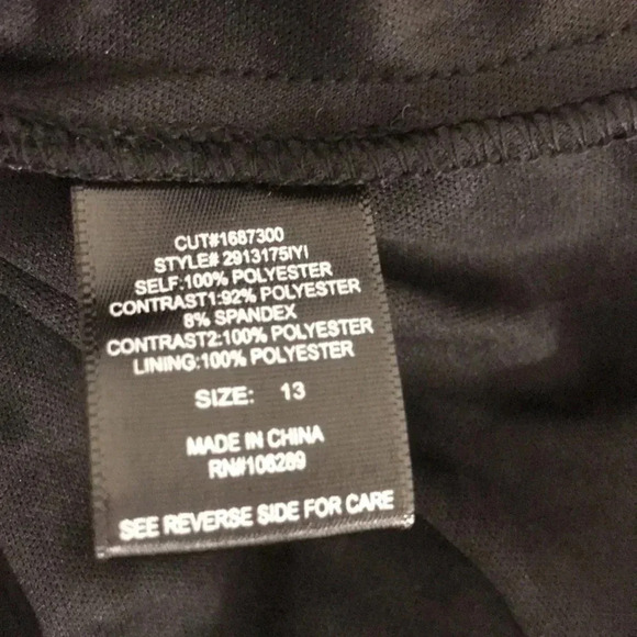 Trixxi Size 13 Floral Embroidered Skirt & Off The Shoulder Crop Top. New - Picture 6 of 7